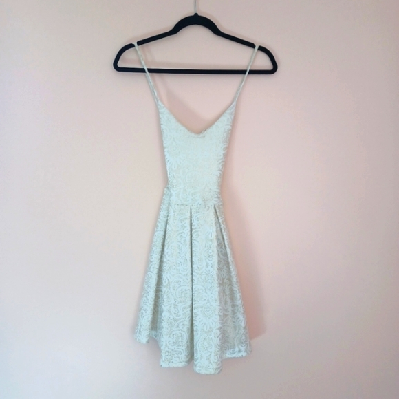 Soprano Dresses & Skirts - Soprano Metallic Brocade Mini Dress Small
